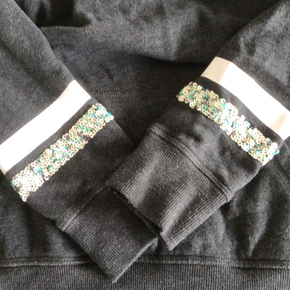 VICTORIAS SECRET SUPERMODEL ESSENTIALS HOODIE. XS/SMALL DARK GREY - Picture 16 of 16